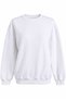 O Neck 3 Thread Ecru Women's Sweatshirt 27Kdt1000011