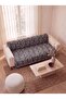 Wave Patterned Non-Slip Cotton Sofa Cover & Sofa Throw & Multi-Purpose Decorative Cover 170 X 220 - 3