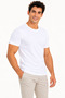 Men's Cotton and Elastane Blend Crew Neck Short Sleeve Basic T-Shirt Flexible Comfortable Cut Casual T-Shirt 1304 - 4