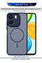Honor X6e 4G 2026 SilkTouch Premium Matte Silicone Protective with Thin Magsafe Case Cover