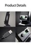 مكبرات صوت للكمبيوتر المحمول صغيرة الحجم ورقيقة مع تحكم في مستوى الصوت ومقبس صوت 3.5 ملم، USB - 7