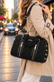 Women's Large Size Quilted Pattern Luxury Hand and Shoulder Bag Size: 31 X 21 cm Shopper - 2