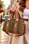Women's Large Size Quilted Pattern Luxury Hand and Shoulder Bag Size: 31 X 21 cm Shopper