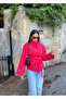 Women's Mock Neck Short Trench Coat - 6