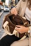 Women's Large Size Quilted Pattern Luxury Hand and Shoulder Bag Size: 31 X 21 cm Shopper - 7