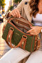 Women's Large Size Quilted Pattern Luxury Hand and Shoulder Bag Size: 31 X 21 cm Shopper - 3