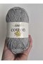 İnci Cotton Lux Silvery Gray Knitting Yarn 100 Gr Amigurumi, Blanket, Bag, Vest, Crochet, Baby