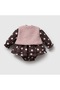 New Season Plush Vest Polka Dot Baby Girl Romper Set - 2