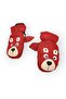 3-6 Years Old Children's Fleece Snow Gloves Cold and Windproof Ski Gloves - 6