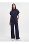 Nevavm Farkıyla Lcw Everyday Navy Blue Diving Fabric Striped Women's Cardigan - 2