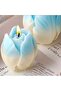 4.5 Chubby Tulip, 3D Flower Silicone Mold K-1641, Scented Stone Soap Gypsum Candle Mold - 2