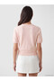 Alita City Lcw Everyday Pink Knitwear Plain Women's Cardigan with a Difference - 4