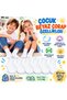 Children's White Socks Set of 6 Thin Stitched Soft Breathable School Daily Comfortable Socks Set for 5-11 Years Old - 3