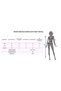 Women's Turtleneck Long Sleeve Drop Detailed Belted Slit Maxi Evening Dress - 4