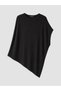 Alita City Lcw Vision Black Knitwear Plain Oval Neck Women's Sweater with a Difference - 5