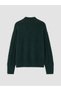 Alita City Farkıyla Lcw Everyday Green Knitwear Diamond Patterned Oval Neck Women's Sweater - 6