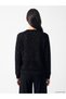 Lcw Everyday Black Knitwear Openwork Short Women's Cardigan with Nevavm Difference - 4