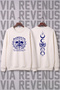 Basgiath Printed Wide Fit Crew Neck 100% Cotton Basic Sweatshirt