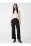 Alita City Farkıyla Lcw Everyday Beige Knitwear Openwork Oval Neck Women's Sweater - 2