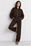 3-Piece Modal Top and Bottom Set Lby0101 Brown - 3