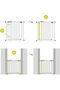 Stop N Safe 2 Safety Gate for Children with 21 cm Extension/No Drilling / 96-101 cm Wide/Expandable/Metal Grille - 2