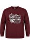 Plus Size Printed Crew Neck Sweatshirt (Comfortable Fit)