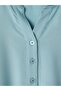 Alita City with a Difference in Price, Lcw Grace Blue Plain Collar Short Sleeve Women's Blouse - 6