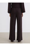 Two Mt Shop Quality Lcw Modest Brown Interlock Plain Standard & Regular Women's Sweatpants - 4