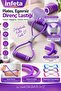 8-Shape Pilates Resistance Band with Sponge Handle Fitness Exercise Band - 5