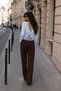 Women's Long Sleeve Sweater with Lace Detail on the Back - 5