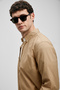 Miguel Men's Basic Shirt Regular Fit Camel Hair - 5