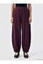 Two Mt Shop Quality Plum 3 Thread Plain Loose & Baggy Women's Sweatpants - 2