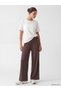 Two Mt Shop Quality Koor Sport Brown Combed Cotton Straight Loose & Baggy Women's Sweatpants