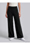 Two Mt Shop Quality Lcw Everyday Black Diving Fabric Plain Standard & Regular Women's Sweatpants - 2