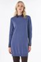 Turtleneck Basic Viscose Knitwear Tunic Crown Blue