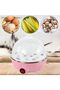 Biki Electric Egg Steamer - Multi-functional Rapid Cooker (Pink) | جهاز بخار البيض الكهربائي بطبقتين - 6