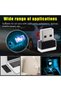 مصباح جويزز LED USB للسيارة، 4 قطع إضاءة ليلية صغيرة موفرة للطاقة، توصيل مباشر بالكهرباء - 6
