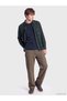 Sparkling Choices from Shining Store Relax Fit Checked Embroidered Men's Lumberjack Shirt - 3