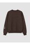 Quality Parts Nyc Printed Loose Fit Women's Thick Sweatshirt from Çelebi Store - 7