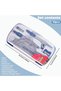 10Pcs Maths Set,Protractor And Compass Kit Math Ruler Pencil Rubber Sharpener School Stationery Draw - 2