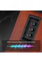 Active Bluetooth 5.3 Bookshelf Speakers, Black - 4