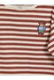 Crew Neck Striped Boys' T-Shirt (W6) - 3