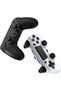 Wuthur 2 Pack Wireless Controller Compatible with PS4 / Pro/Slim (Black & White) - 4