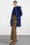 Snap Detailed Detachable Hooded Coat Saks 3190 - 6