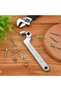 Chrome Vanadium Adjustable C Spanner Hook Wrench Tool, Versatile Tool for Tightening Side Slot Nuts, - 2