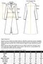 Punto Stitch Detailed Double Breasted Long Premium Fabric Coat Black 3187 - 8