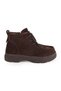 Women's Boots 26K-1265 Brown Genuine Suede Leather Lace-Up Comfortable Thick Sole Daily Bootie - 2