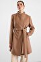 Punto Detailed Large Size Coat Kamel 3192 - 6