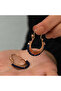 ​ Silver Navy Blue Stone Bohemian Earrings - 6