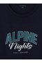 Navy Blue Crew Neck Men's Pajama Top - 2